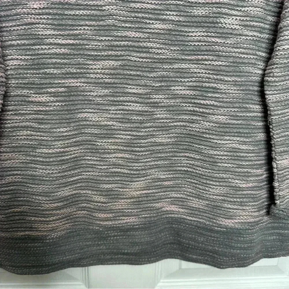 H&M Marled Sweatshirt Pullover Grey & Pink Size  Medium - Picture 7 of 16